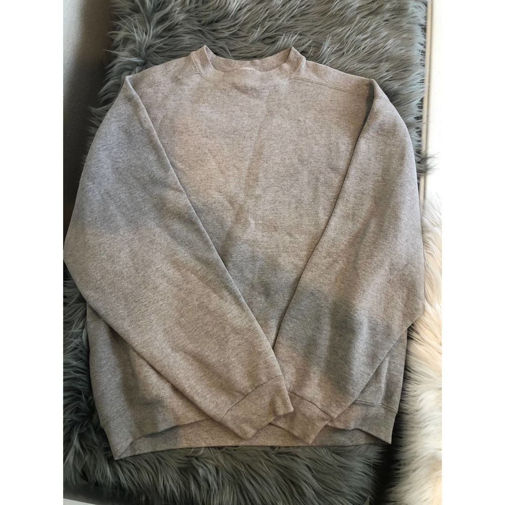 wilson vintage 90s gray crewneck sweatshirt size large